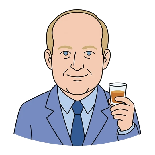 Frasier Crane, drawn as a line-art portrait